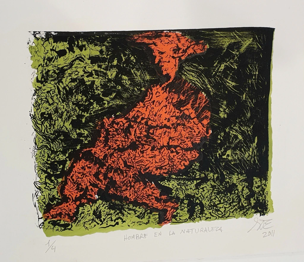 Hombre en la naturaleza - Luis Felipe Noé, 2011
