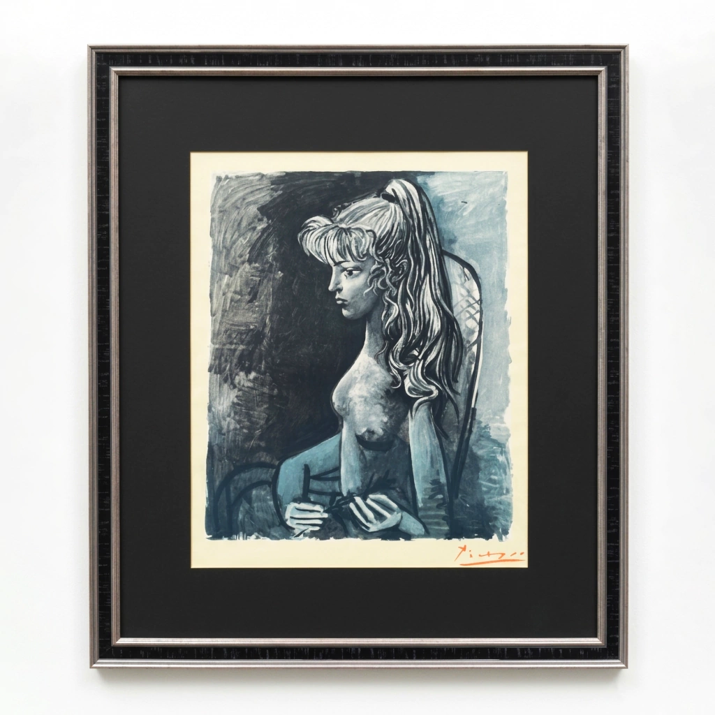 Sylvette au Fauteuil - Pablo Picasso, 1960