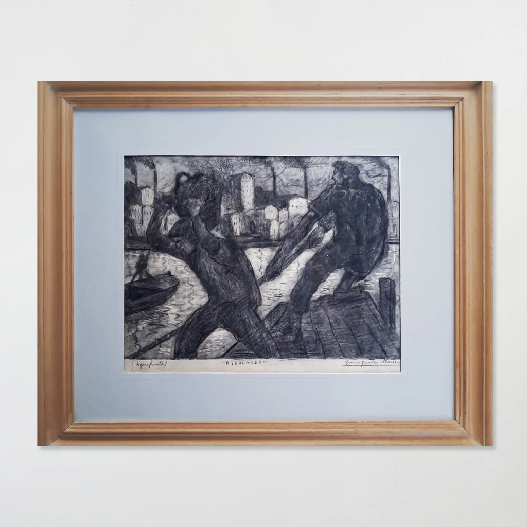 Atracando - Benito Quinquela Martín, c. 1940