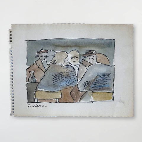 Sin título (grupo de figuras) - José Gurvich